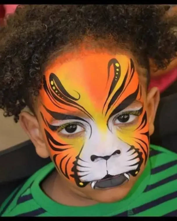 Maquillaje de Halloween, tigre