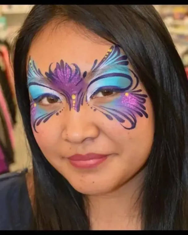 Maquillaje de Halloween, mariposa