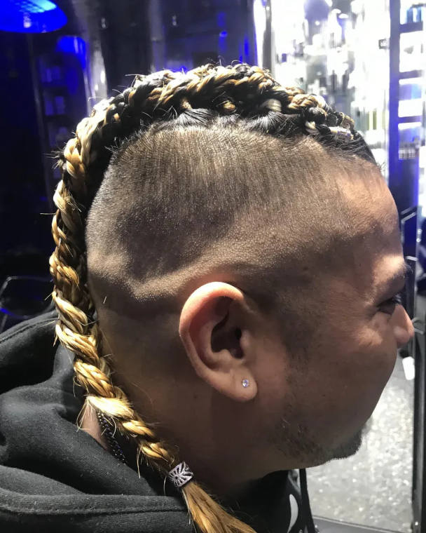 Trenzas para hombre, estilo 6