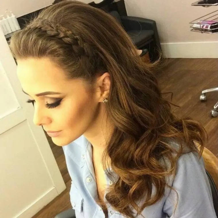 Peinado de dama, estilo 1
